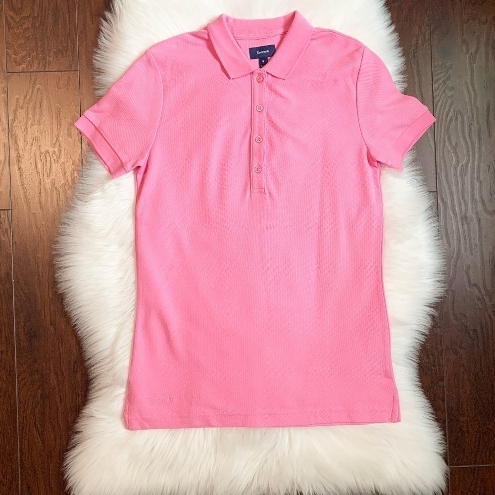 Faconnable Men's Pink Polo Shirt Top